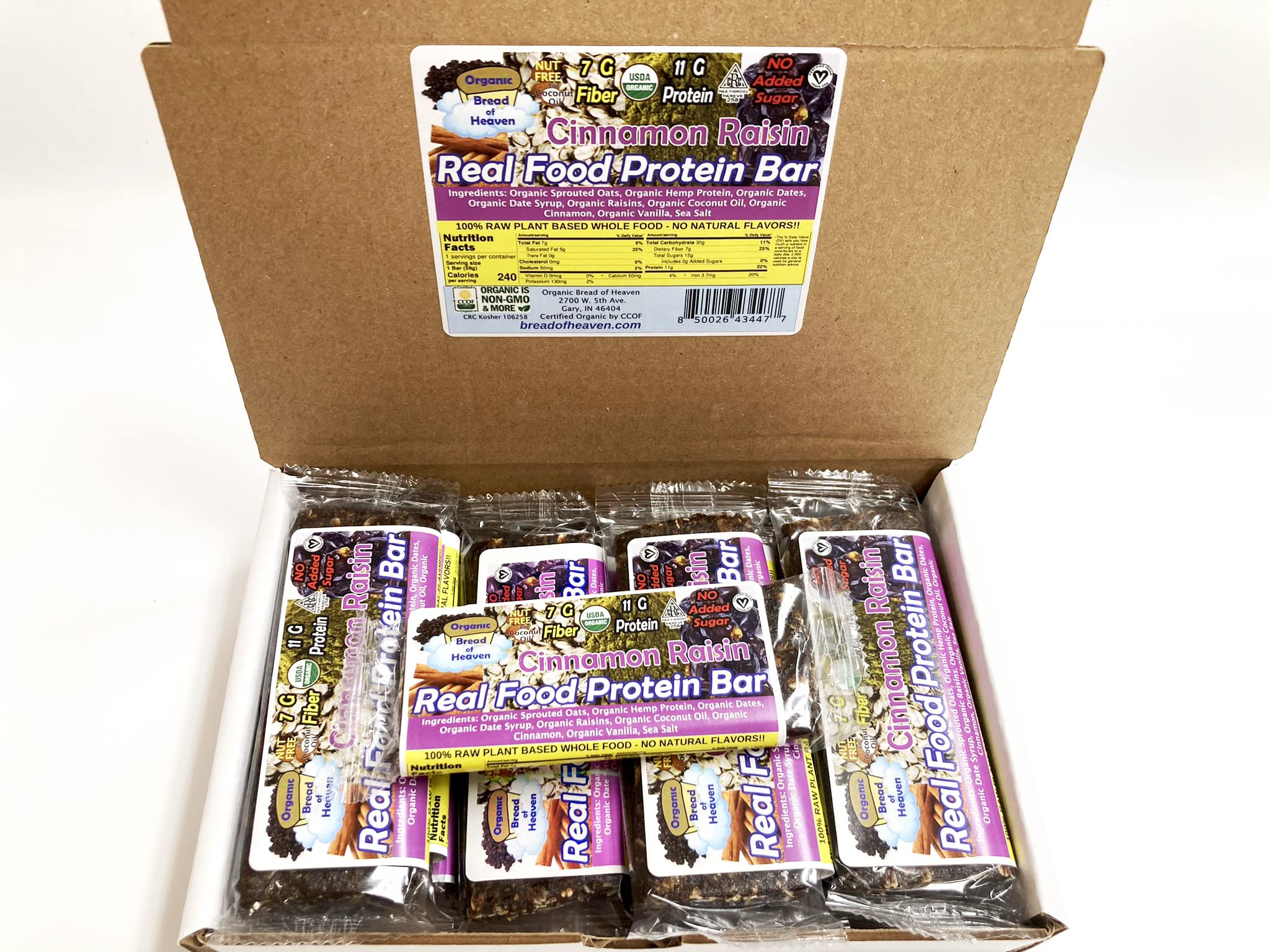 Real Food Protein Bars - Cinnamon Raisin
