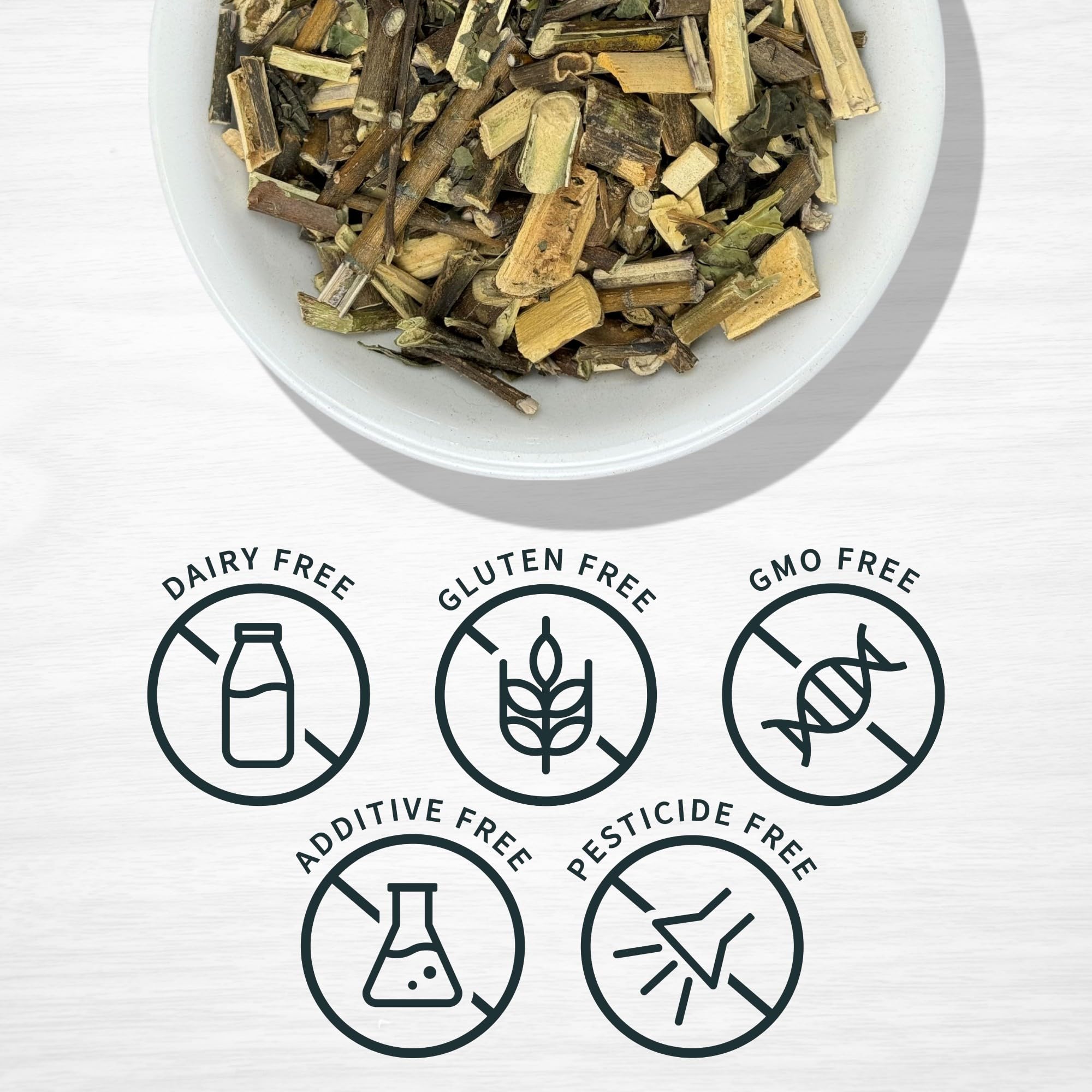 Evergreen Herbs Muicle Tea Bags (Justicia spicigera) - 20 Bags, Wildcrafted Mexican Honeysuckle Herbs for Tea, Decoctions or Tinctures, Traditional