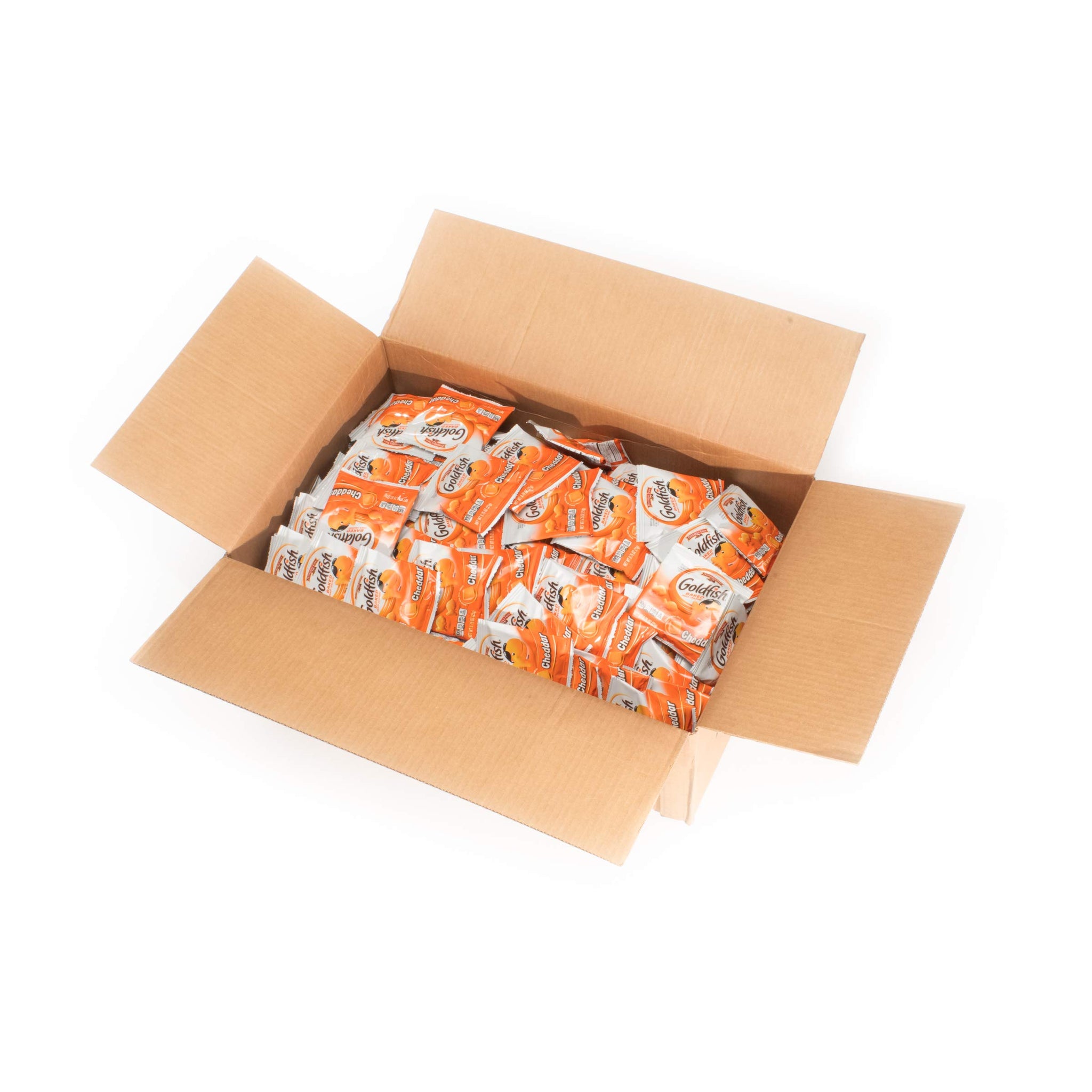 Pepperidge Farm Goldfish Baked Snack Crackers, Cheddar Cheese, .75 Ounces, Pack of 300