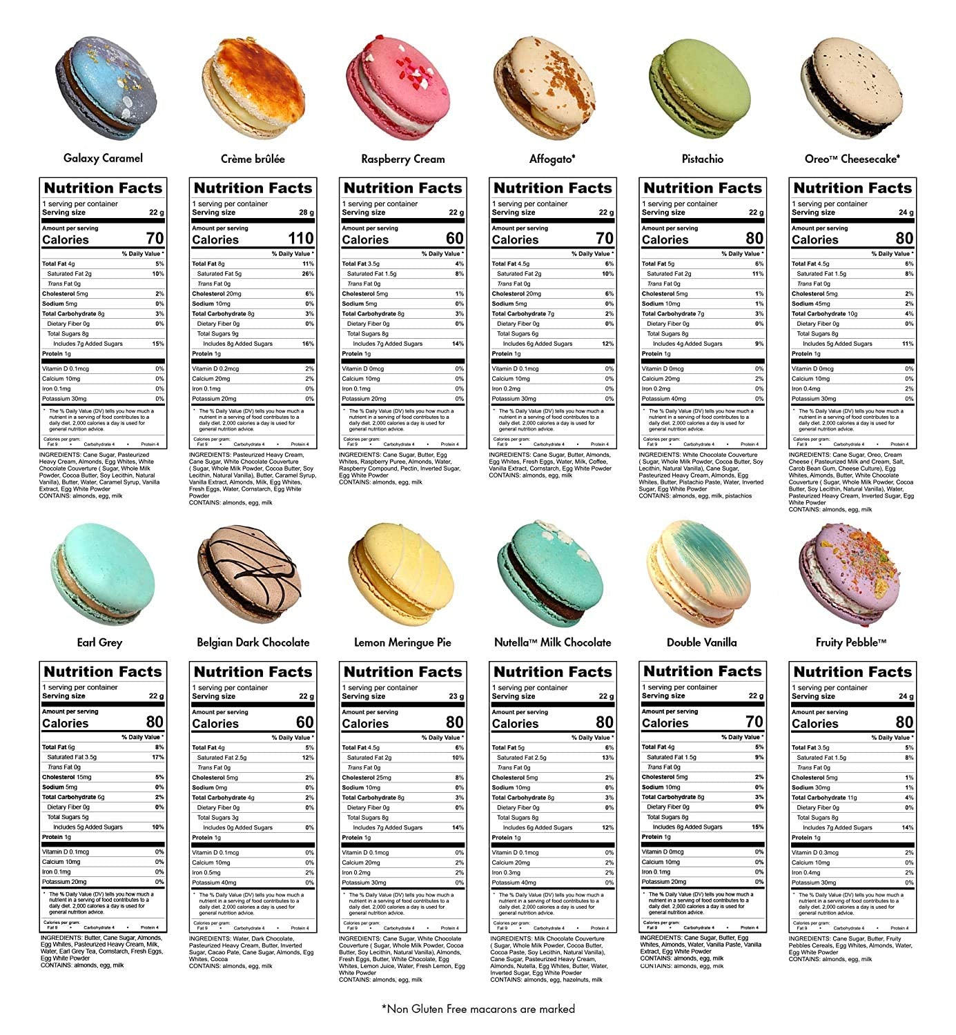 French Macaroons Premium Cookies Chocolate Gift Box Basket Snacks Food Care Package for College Students Mothers Day Kids Graduation Thank You