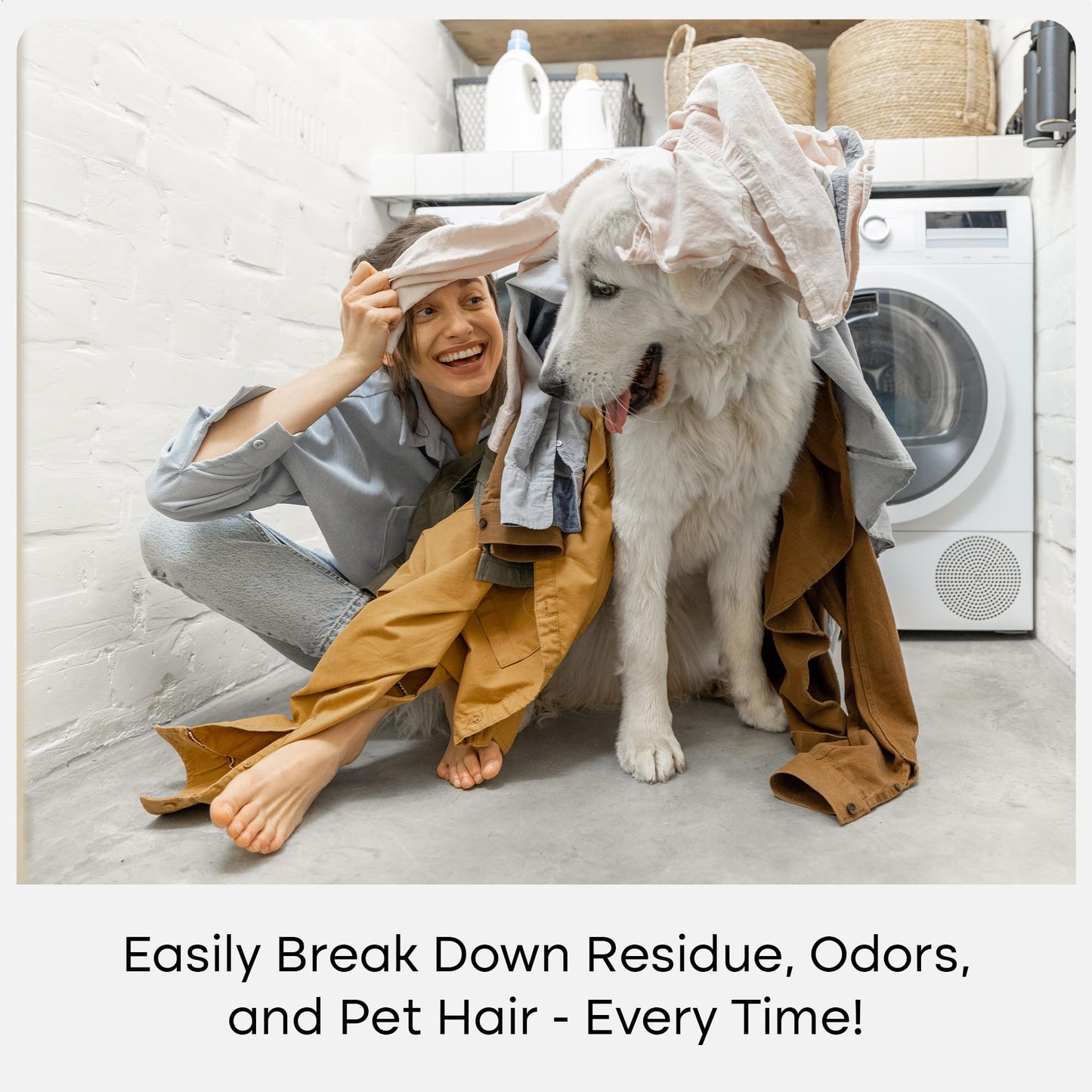 Uproot Clean Laundry Sheets Pro - 30 Pack - Fragrance-Free: Mineral-Powered Laundry Detergent Sheets Travel Pack - Eliminate Clinging Fur, Pet Odors