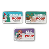 Amusemints Christmas Poop Mints 3 Pack - (3 x .56 Ounce) | Festive Novelty Candy Gifts | Funny Stocking Stuffers | Holiday Party Favors & Collectible