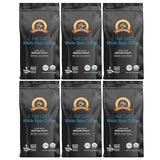 Alex's Low Acid Organic Coffee 12oz Bag - Half Caff Whole Bean (Pack of 6)