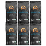 Alex's Low Acid Organic Coffee 12oz Bag - Half Caff Whole Bean (Pack of 6)