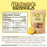 Michele's Granola Lemon Pistachio, Gluten Free & Non-GMO, 12 Ounce, Pack of 6