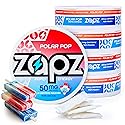 ZAPZ Caffeine Pouches, Polar Pop, 5 Cans x 20 Count, Energy Pouches with 50mg Caffeine, Nootropic Focus Support, Niacin, L-Theanine, L-Tyrosine, Sugar