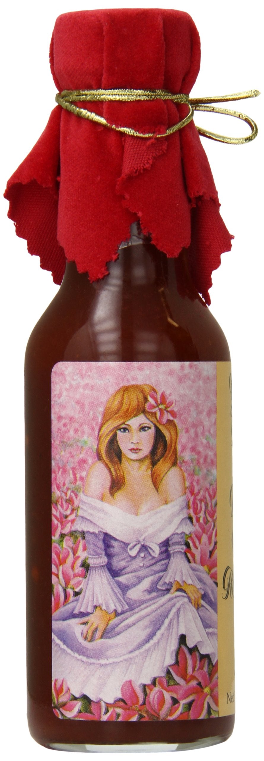 Pepper's Georgia Peach and Vidalia Onion Hot Sauce with Red Velvet Top, 5 Ounce