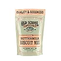 Old School Brand™ Buttermilk Biscuit Mix - 12 oz | Classic Fluffy & Flaky Homestyle Biscuits | Just Add Butter & Buttermilk | Makes 12-13 Biscuits
