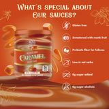 ChocZero Keto Caramel Sauce, No Sugar Added, No Artifical Sweeteners, Low Carb Dessert & Coffee Topping, Gluten Free, 12 oz Jar