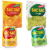 Korean Best Variety Energy Drink Box Deal - SACSAC, RICE PUNCH, PEAR JUICE - (SACSAC ORANG + GRAPE, 24 CANS)