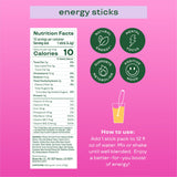 Bloom Nutrition Energy Drink Powder Packets, Sugar Free Energy Drink Mix with L-Theanine, B Vitamins & Natural Caffeine, On the Go Powder Sticks