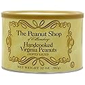 The Peanut Shop of Williamsburg Handcooked Lightly Salted Virginia Peanuts, 32-Ounce Tins (Pack of 2)