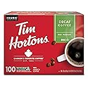 Tim Hortons Decaf, Medium Roast Coffee, Single-Serve K-Cup Pods Compatible with Keurig Brewers, 100ct K-Cups