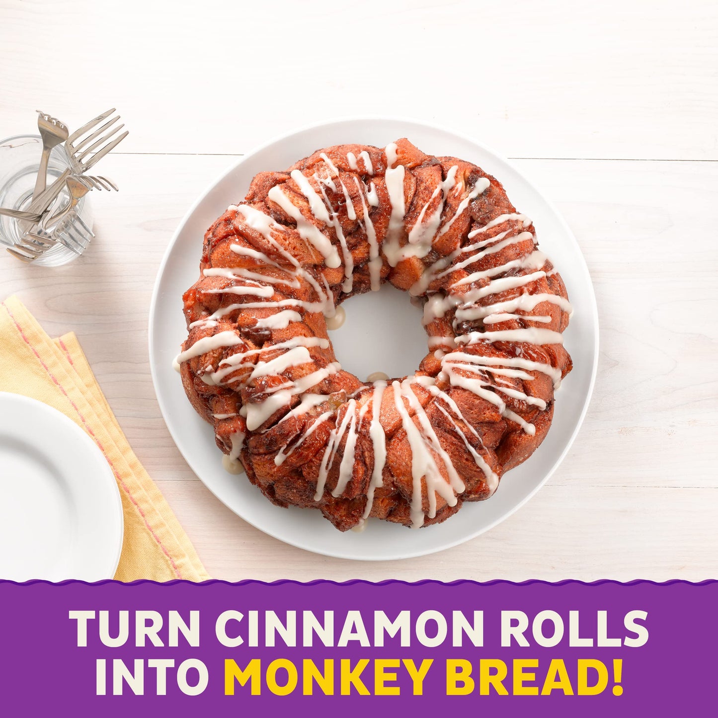 Annie's Organic Cinnamon Rolls with Icing, Refrigerated Dough, 5 Rolls, 17.5 oz