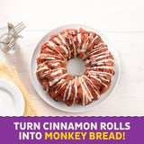 Annie's Organic Cinnamon Rolls with Icing, Refrigerated Dough, 5 Rolls, 17.5 oz