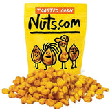 Nuts com Toasted Corn - Roasted Non-GMO Crunchy Snack - Great for Charcuterie Boards, Chips, Popcorn, Crackers, Nuts in Resealable Bag (1 lb)