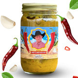 Kent Rollins Sweet & Spicy Mustard - Hatch Chile Gourmet Mustard Sauce for Burgers, Sandwiches & Dipping - Sweet Heat Condiment - Gluten Free - 16 oz