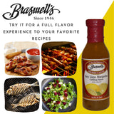 Braswells Key Lime Margarita Grilling Sauce with Cilantro, 12 Fluid Ounce