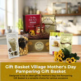 Gift Basket Village - Happy Mother's Day Deluxe Gift Basket - Ultimate Spa Package for Mom - Gifts for Women - Thoughtful Gift Basket for Mom - Ideal