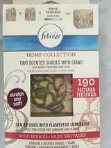 Febreze Home Collection WILD BERRIES 2- scented shades and 1- stand