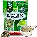 Hanan Dried Eucalyptus Leaves - Te de Eucalipto, Natural Eucalyptus Loose Leaves - Eucalipto Hojas Naturales Grown in Peru - Herbal Tea, Fresh Taste