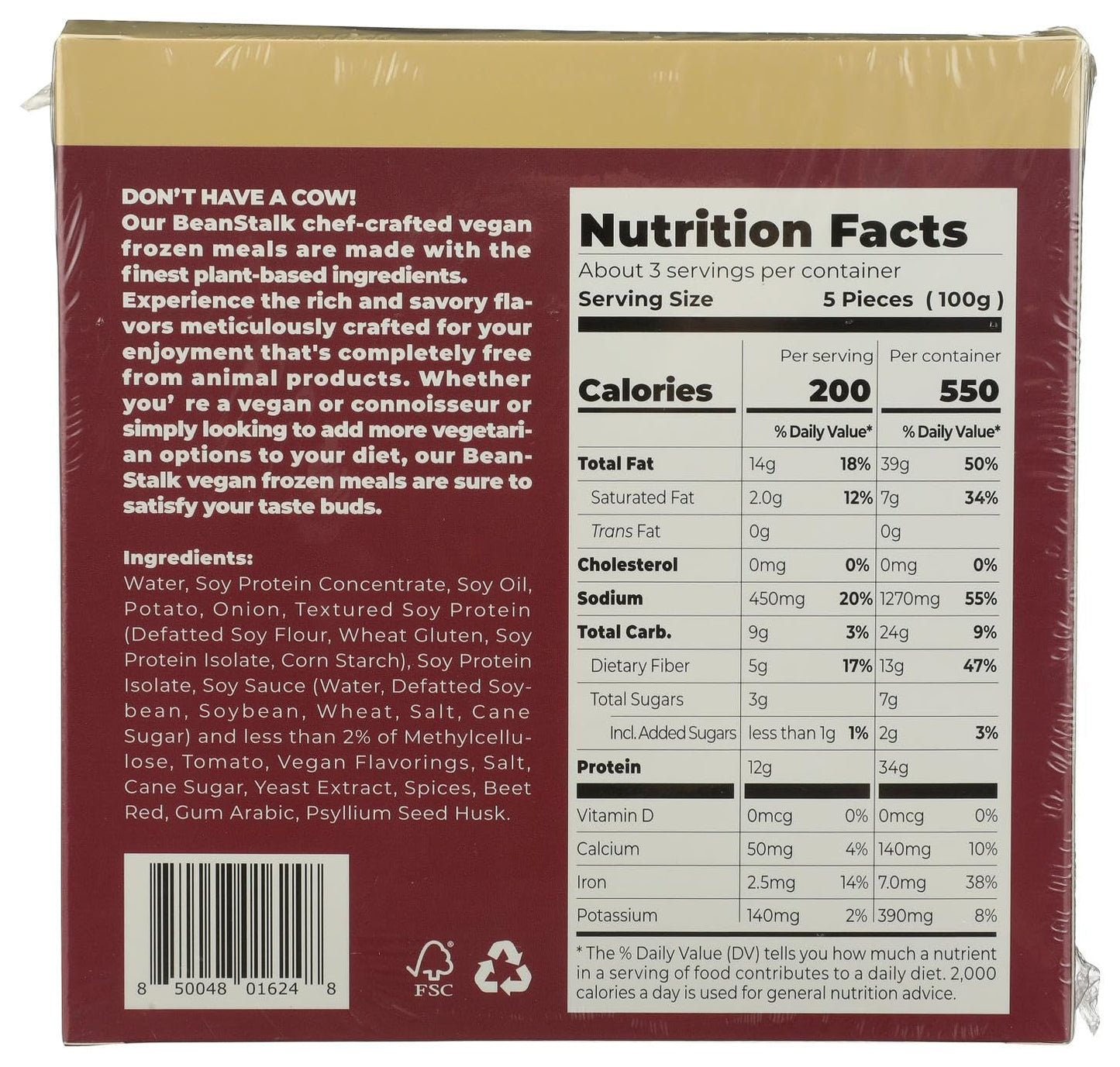 BeanStalk Brands Plant Based Bundle (Pack of 3, Comfort Classics)