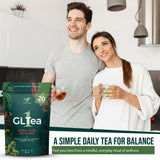 Sip Lab GLTea-1 Yerba Mate Tea Bags | 8 Botanical Blend with Gymnema, Ginger, Cinnamon, Hibiscus | Natural Energy, No Coffee Crash | Premium Pyramid