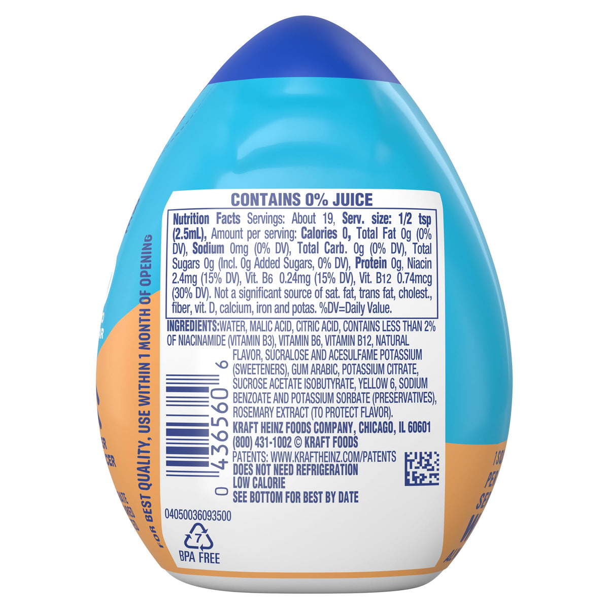 Mio Vitamins Liquid Water Enhancer, Orange Vanilla, 1.62 OZ (Pack of 1)