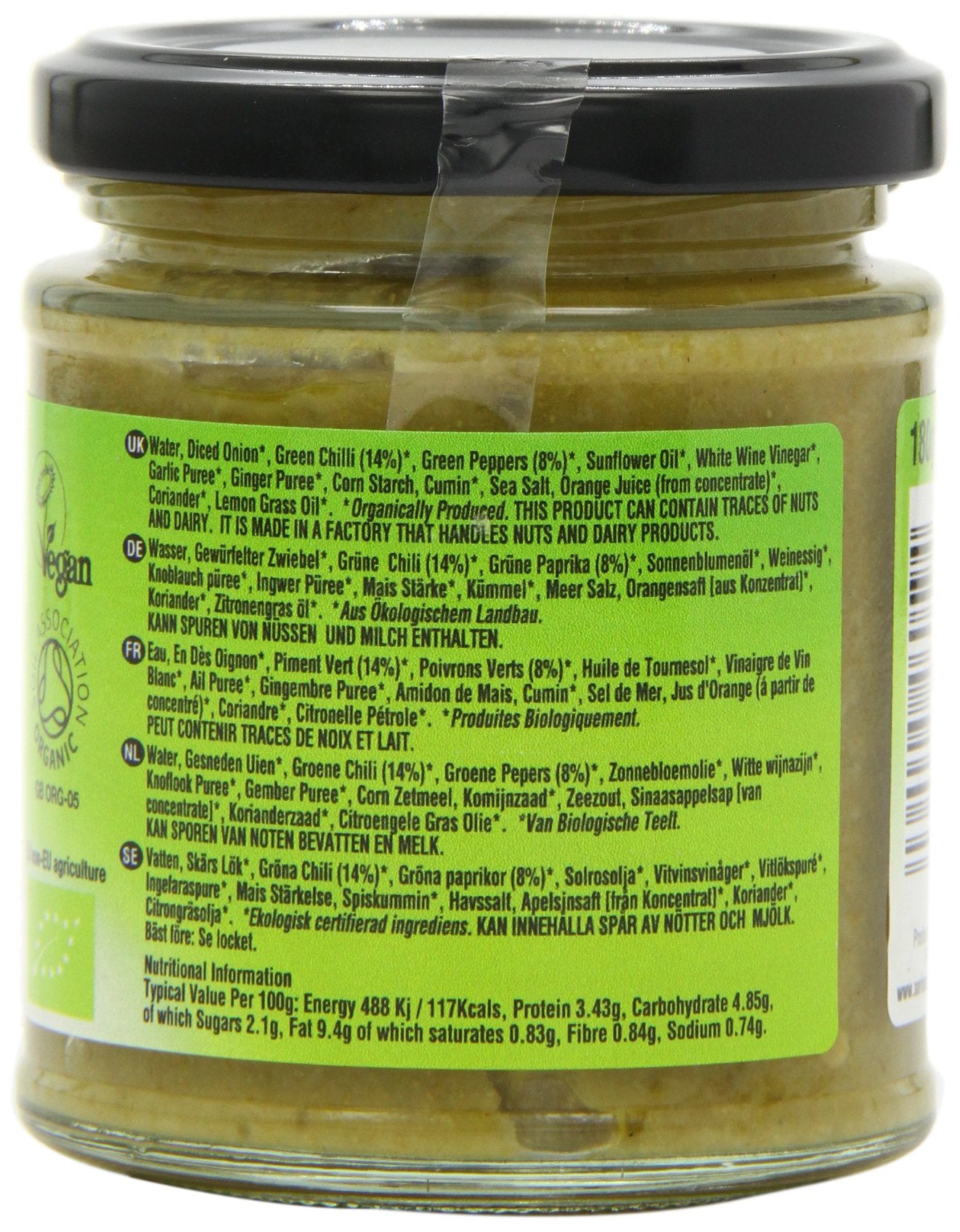 Geo Organics Organic Thai Green Curry Paste (Pack of 6)