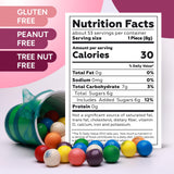Chewing Gum for Kids - 1 Inch Large Gumballs - 50 Pcs Gum Balls - Assorted Flavors Double Bubble Chewing Gum -for Kids