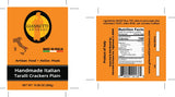 Giannetti Artisans Handmade Plain Taralli Crackers - Imported from Puglia - 1, 2 & 3 Packs (3)