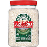 RiceSelect Arborio Rice, Premium Short Grain Italian Risotto Rice, Gluten-Free, Non-GMO, Kosher, 32oz Jar (Pack of 1)