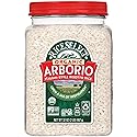 RiceSelect Arborio Rice, Premium Short Grain Italian Risotto Rice, Gluten-Free, Non-GMO, Kosher, 32oz Jar (Pack of 1)