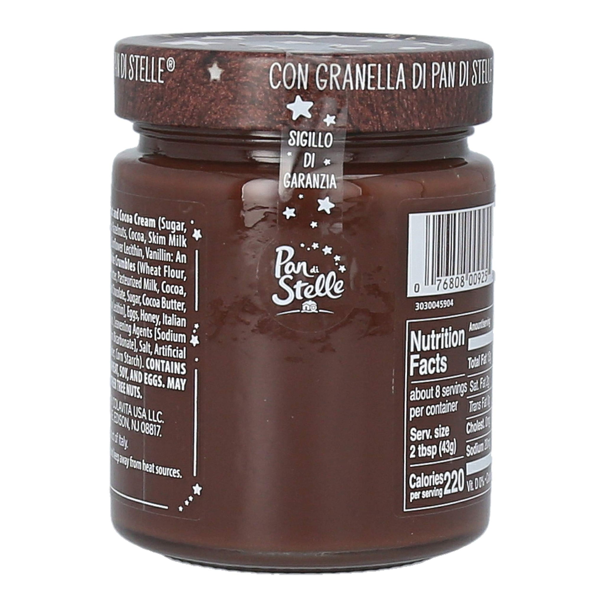 Mulino Bianco Pan Di Stelle Cookies Pack of 2 Glass Bottle