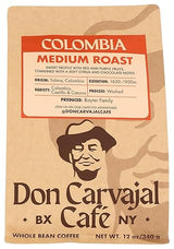 Don Carvajal Cafe Colombia Medium Roast Whole Bean Coffee, 12 OZ