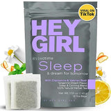 Sleep Tea for Bedtime - Calming Sleepytime Herbal Tea w/Valerian Root, Chamomile, Passion Flower, Lemon Balm - Relaxing Natural Nighty Night Sleeping