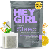 Sleep Tea for Bedtime - Calming Sleepytime Herbal Tea w/Valerian Root, Chamomile, Passion Flower, Lemon Balm - Relaxing Natural Nighty Night Sleeping