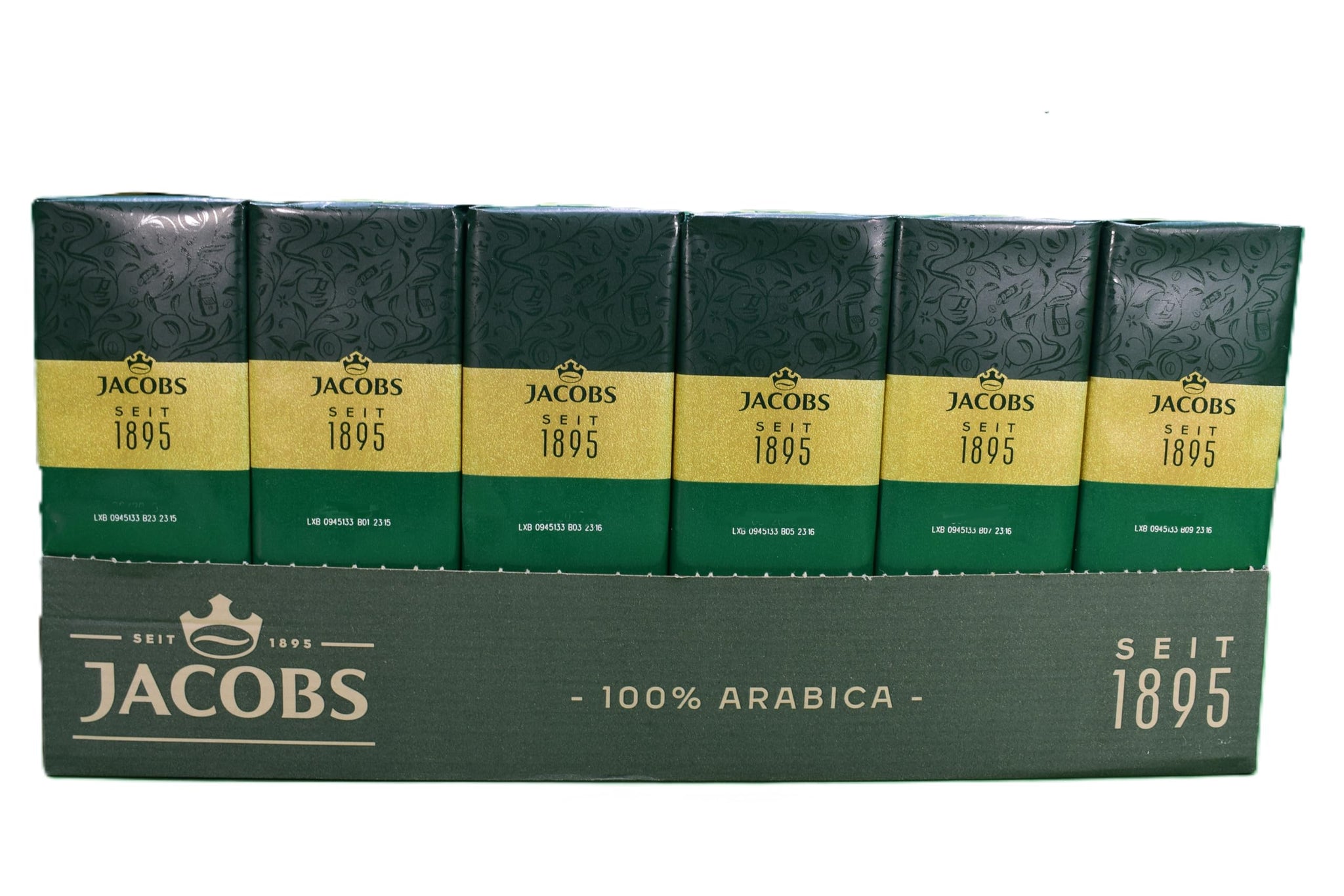 Jacobs Kronung Ground Coffee 500 Gram, 1.76 Ounce (Pack of 6)