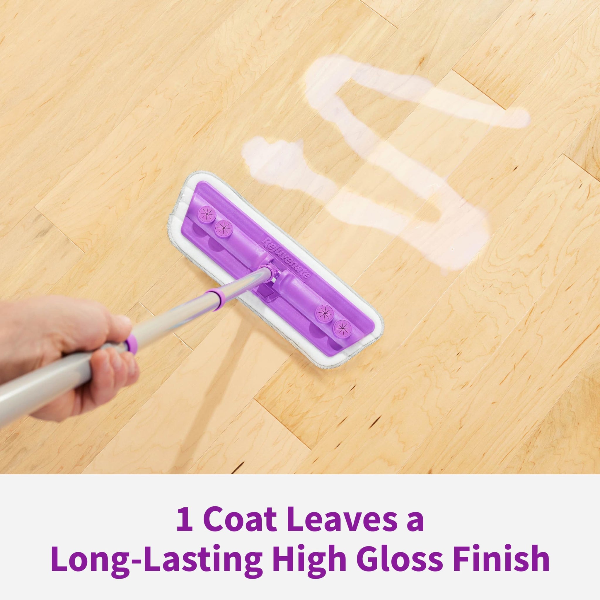 Rejuvenate Professional Wood Floor Restorer Fills Scratches, Shines And Protects Wood Flooring For A High Gloss Shine, 32 Ounces
