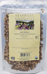 Starwest Botanicals Organic Sarsaparilla Root Cut & Sifted (Indian), 4 Ounces