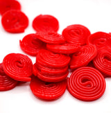 Premium Strawberry Licorice Wheels - 2 lbs Bulk Bag of Chewy Fresh Gourmet Red Candy