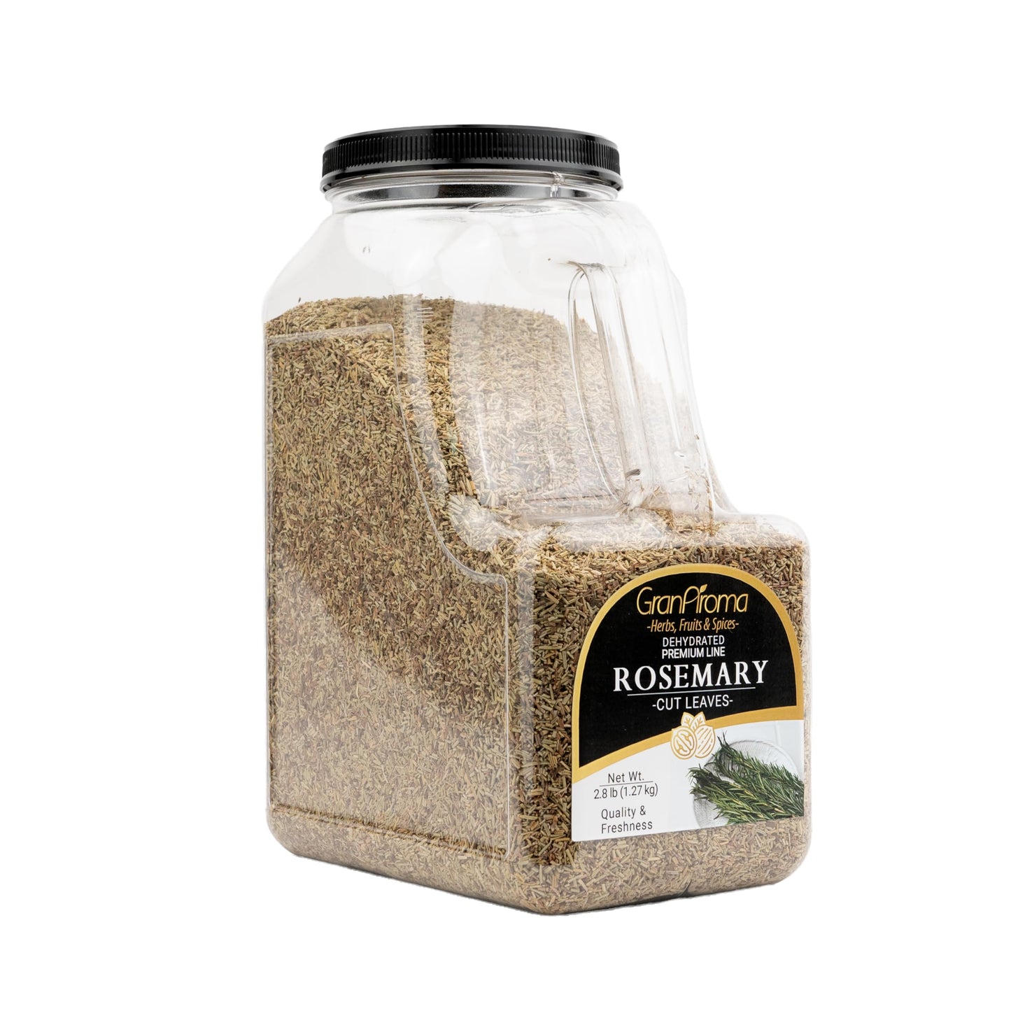 GranAroma Rosemary Leaves, Versatile Spice, Sweet & Savory Flavor (2.8 Pound)