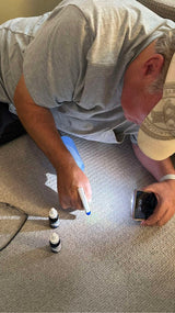 BLEACHSTAIN® Precision Carpet Spot Dye Kit | Bleach Stain Repair | Restores Carpet Color on Small Drips and Spots | for Dark Brown, Dark Green