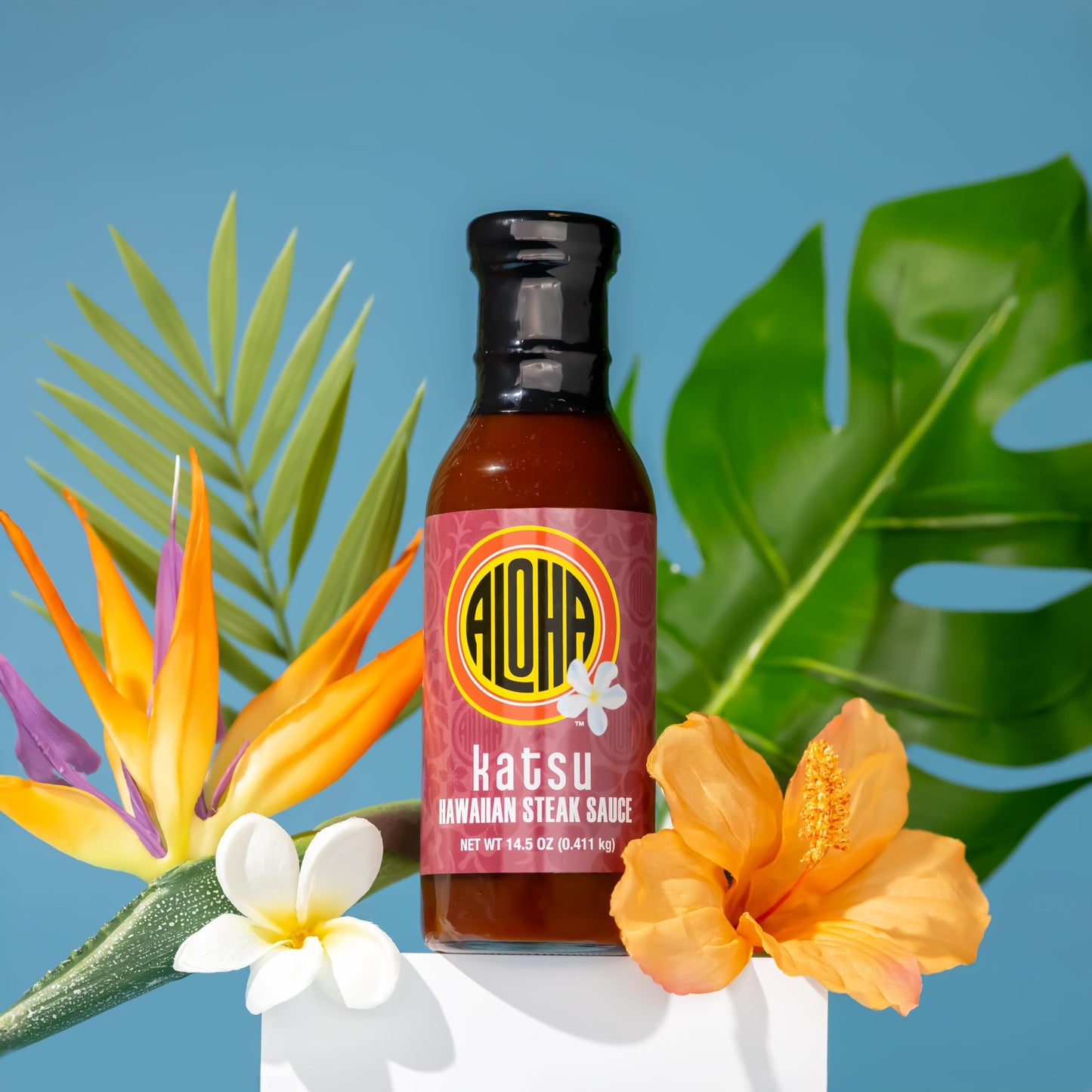 Aloha Shoyu - Katsu Sauce - Hawaiian Steak Sauce - Sweet and Tangy - Made in Hawaii - 14.5 oz. Bottle