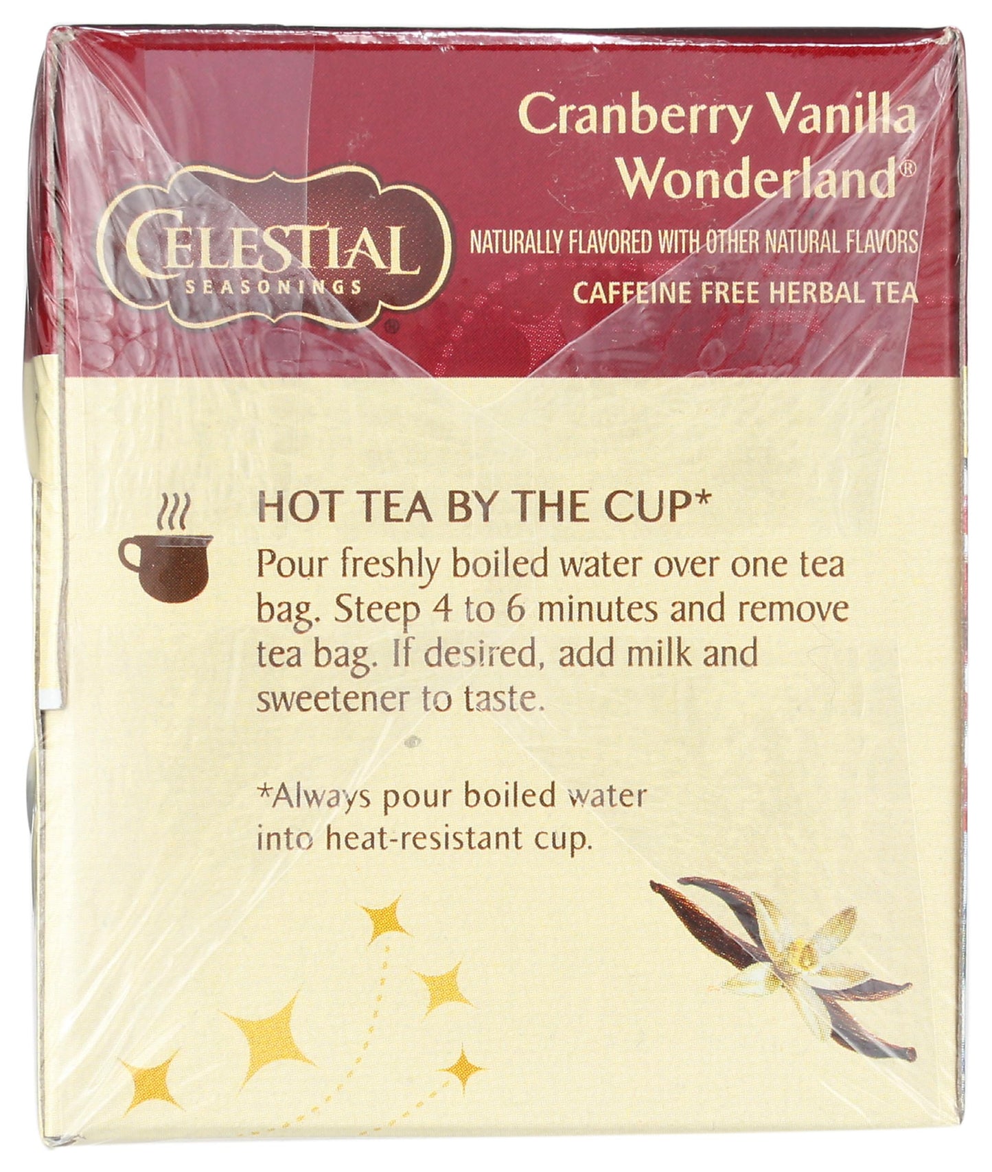Celestial Seasonings Tea, Cranberry Vanilla Wonderland, 20 Count
