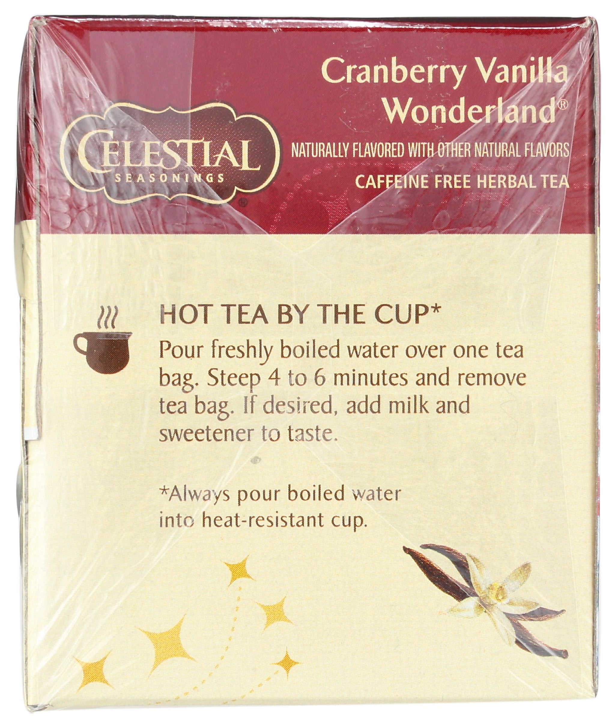 Celestial Seasonings Tea, Cranberry Vanilla Wonderland, 20 Count