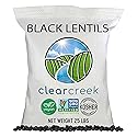 CLEAR CREEK Black Lentils | Caviar or Beluga Lentils | 25 lbs | Project Non-GMO Verified | Kosher | Vegan | Non-Irradiated