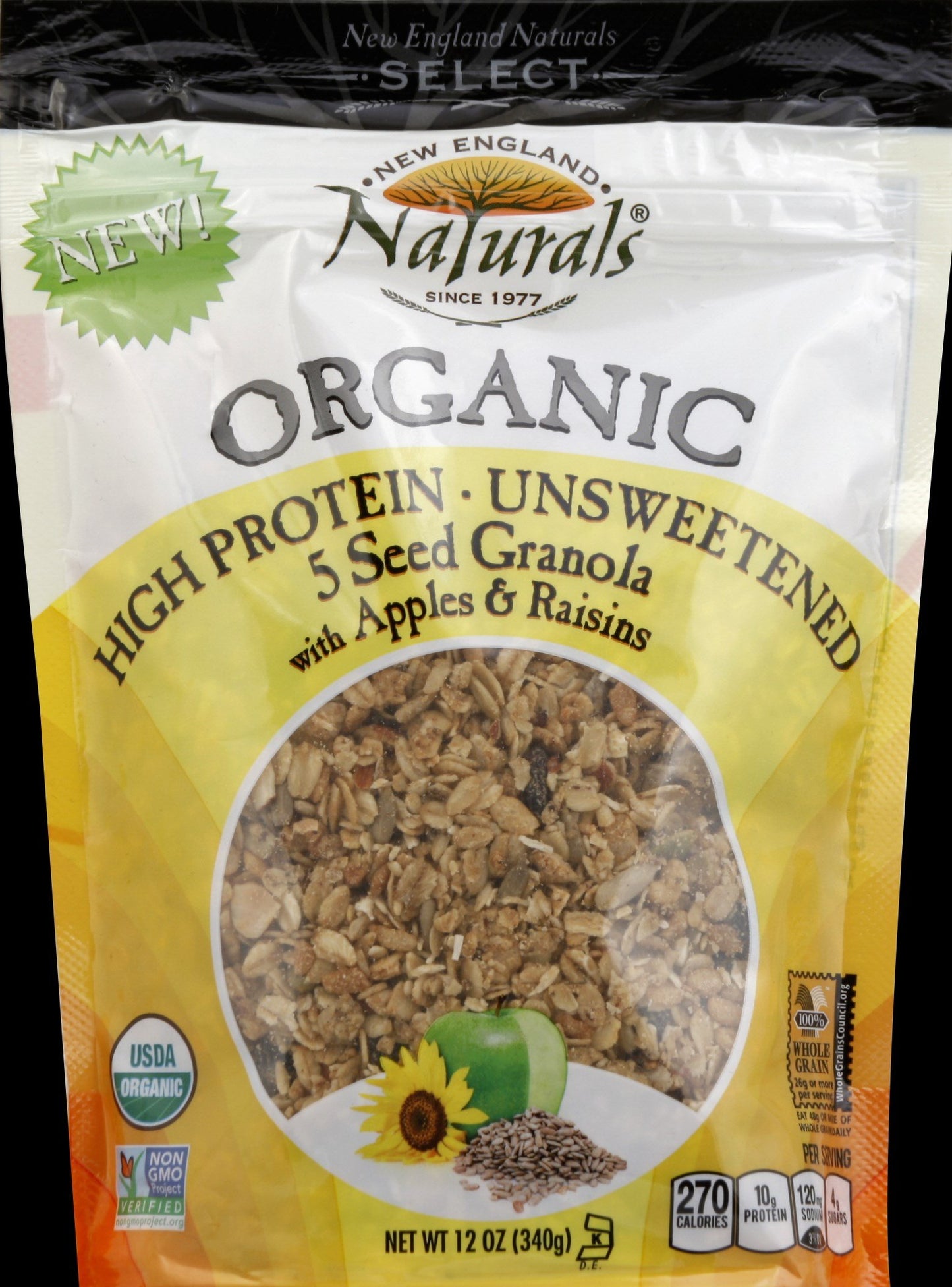 New England Natural Granola Hghprtn Unswtn 5s