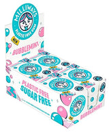 Milliways Bubblemint | Plastic Free Gum | Xylitol, Aspartame-Free, Sugar-Free, Plant-Based, Natural Chewing Gum | 120 Pieces Total (12 Packs of 10
