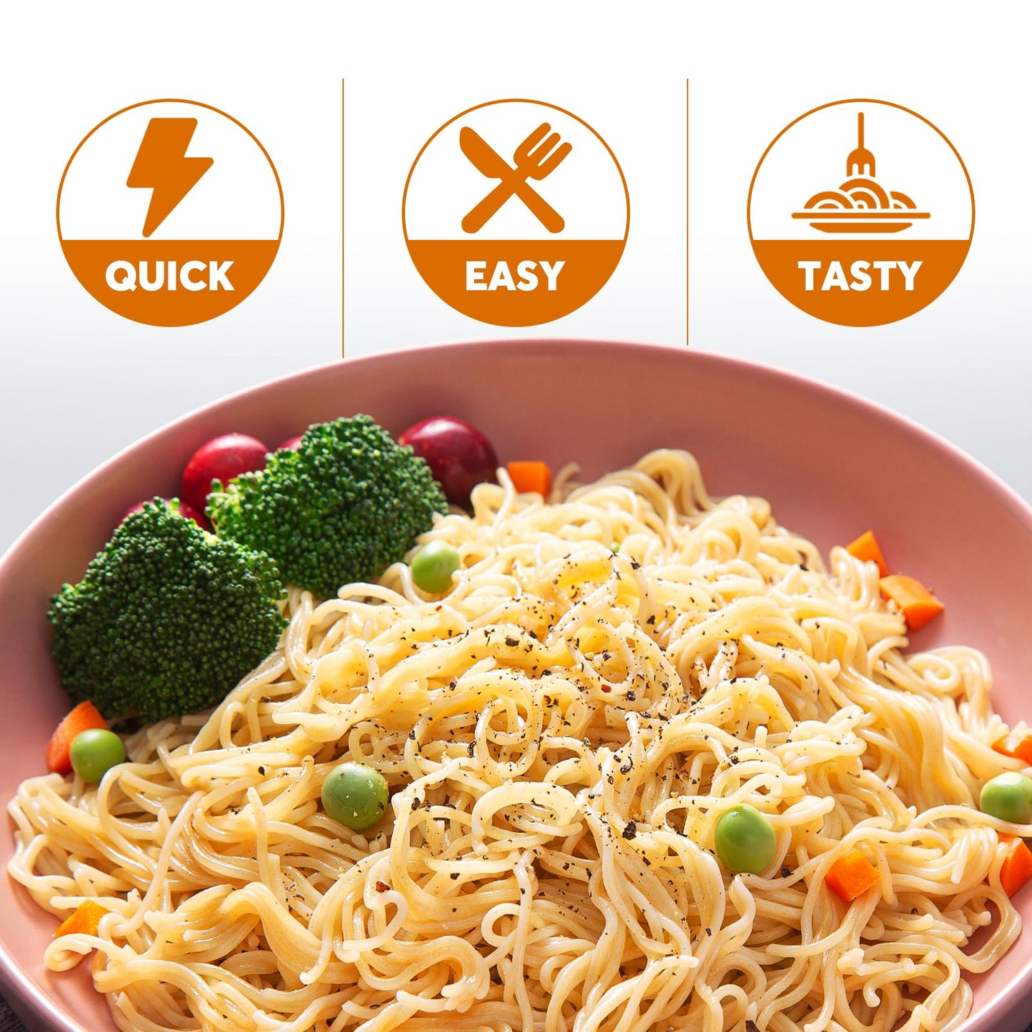 ONETANG Organic Millet & Brown Rice Ramen Noodle, Gluten-Free Pasta, No Sodium Ramen, Whole Grain, Non-GMO, Kosher, Vegan 2.47 Oz (Pack Of 12)